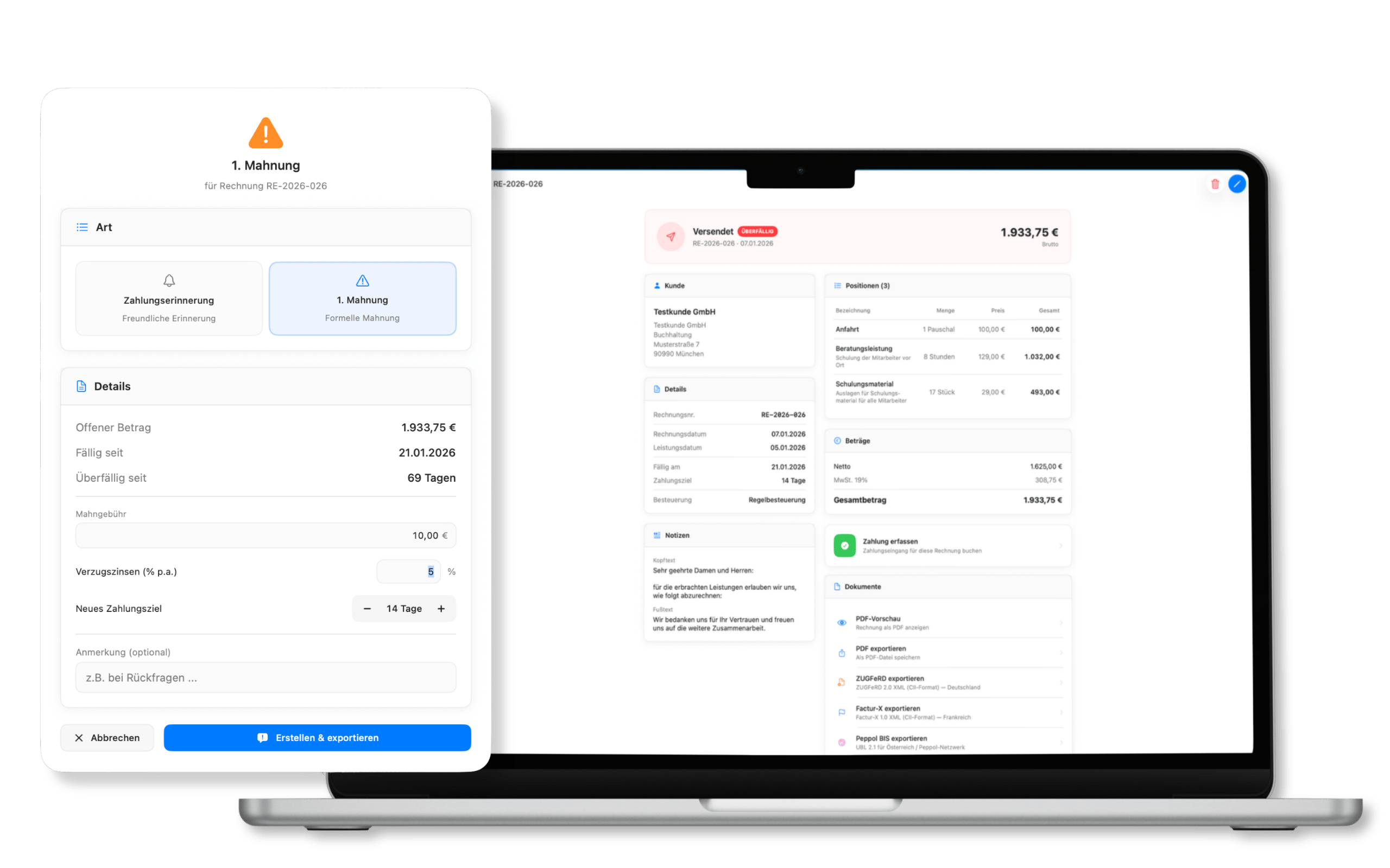 Mahnungen & Zahlungserinnerungen
